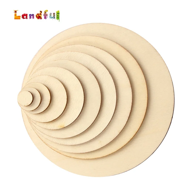 
Custom Size Natural Unfinished Blank Round Discs Ornaments Circles Rustic Wood Pieces for DIY Crafts Home Decoration Painting  (62450882701)