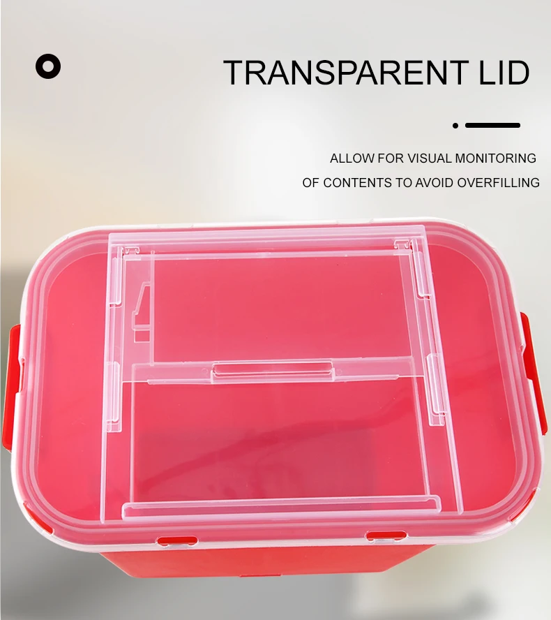 Container Medical Syringe Disposable Waste Disposal Factory Medic Red