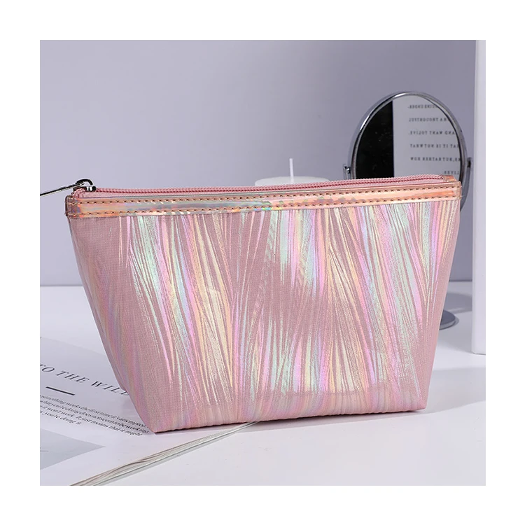

laser synthetic leather cosmetic bags cosmetic iterm makeup bag makeup bag cosmetic new arrivals, Customized