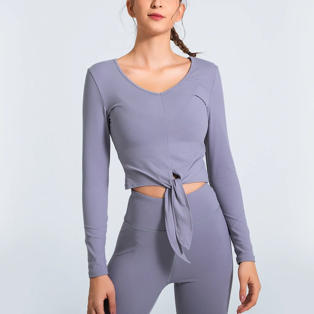 

Custom Bulk Wholesale Fashion Girls Quick Dry Breathable Exercise Short Sleeve ladies yoga Tops Hollow mesh Fitness Yoga Wear