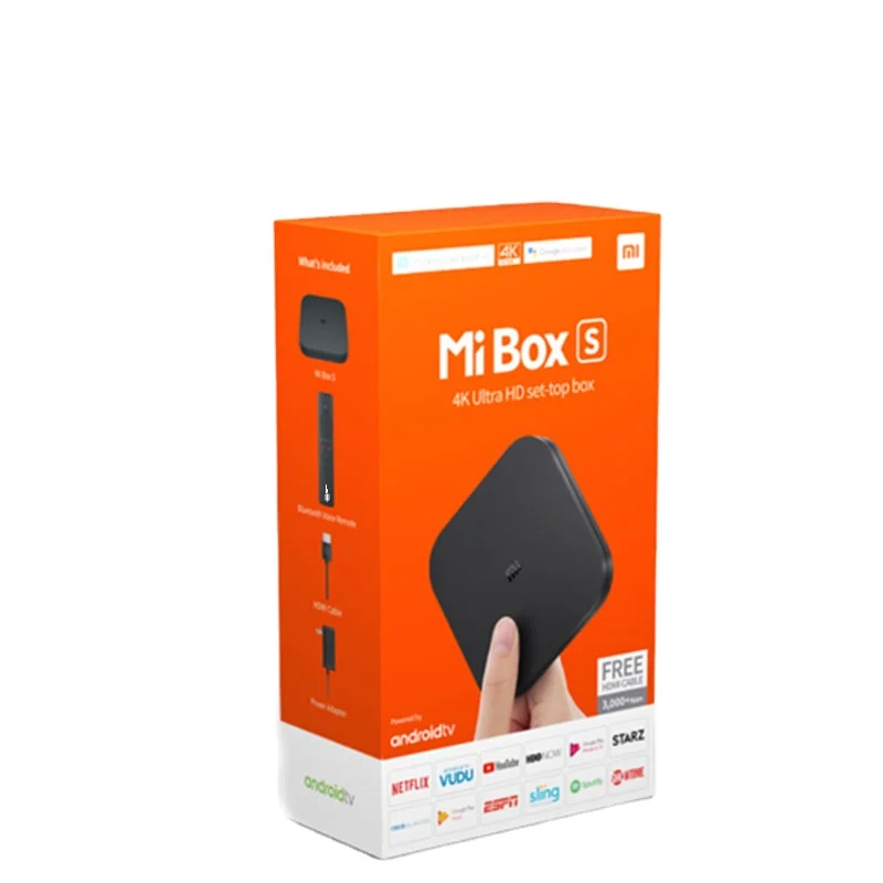 

Globbal version Xiaomi Mi TV Box S Android 8.1 4K Smart Internet Mi Box S for TV