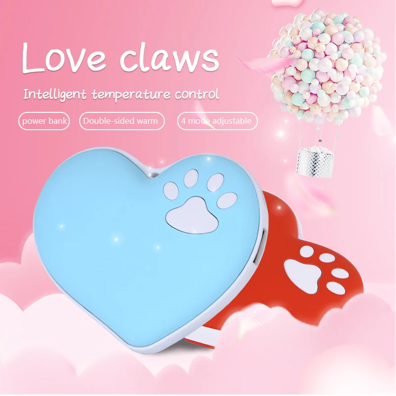 
Warming Product 5200mAh 5V Cute USB Rechargeable Electric Hand Warmer Heater 