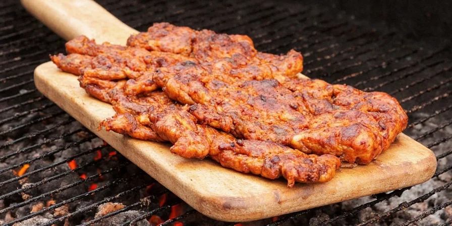 Grill Master Applying Dry Rub