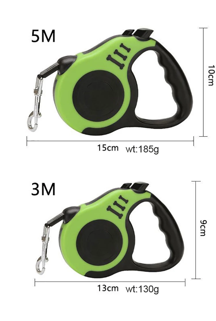 New Design Idea Amazon Hot Sale Eco-friendly Automatic Retractable Pet Leash Comfortable Handle Retractable Dog Leash 