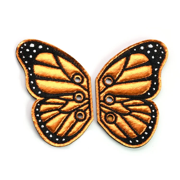 

Fits All Shoe Decoration Butterfly Wings Shoes, Orange