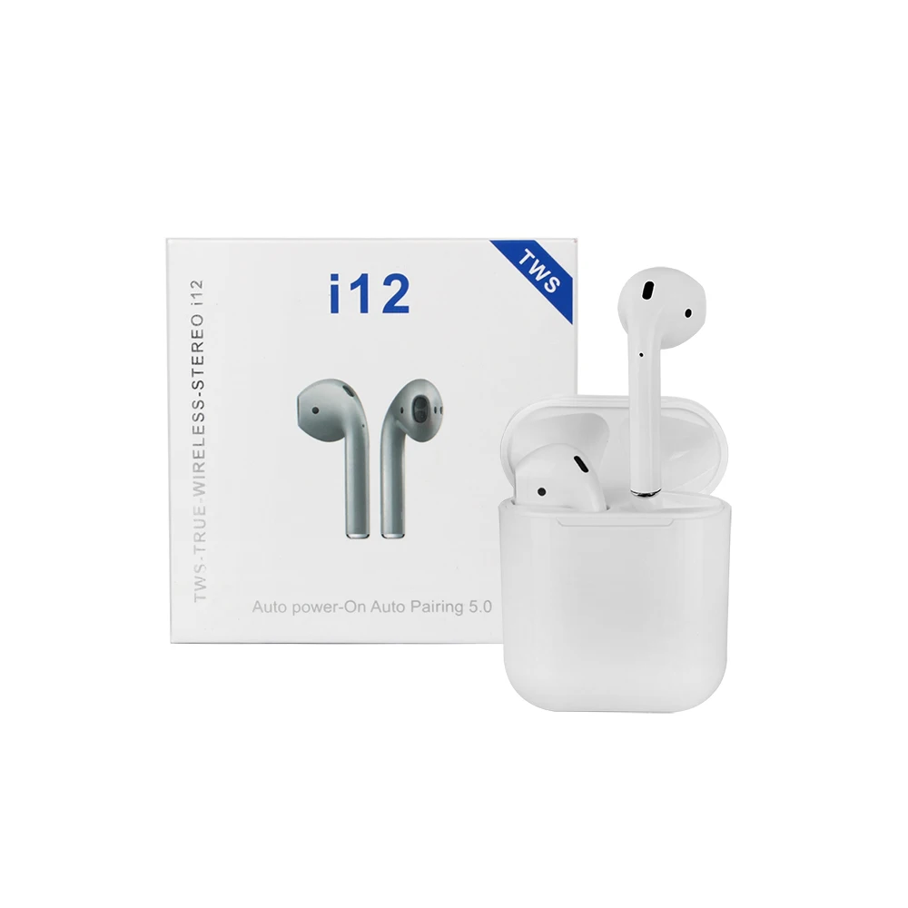 Pop Up Window For Apple Air TWS i12 TWS i12s Pods Bluetooth 5.0 Earphones Headphones Air Ear Pods Earphones