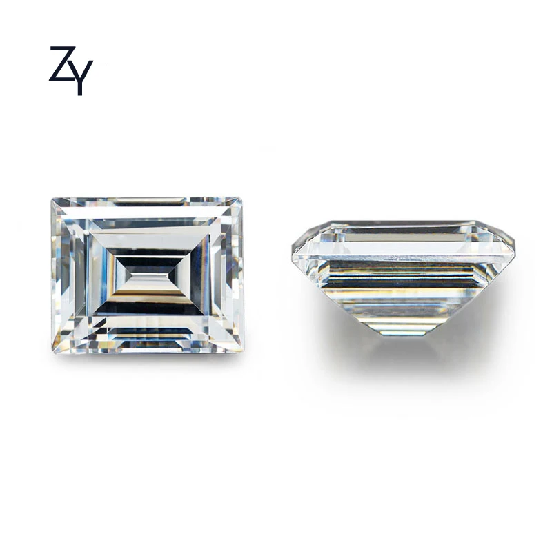 

ZHUANGYEE White Cushion Brilliant Cut Fancy cut Lab grown Synthetic Diamond stones 1.0 Carat color D Loose gemstone Moissanite