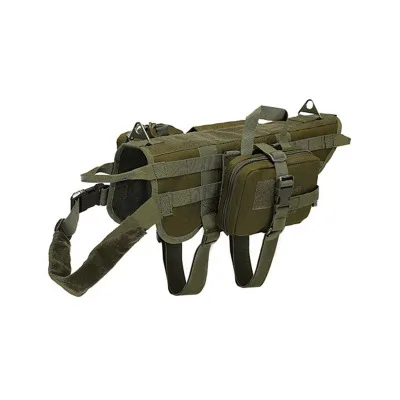 

High quality military nylon dog tactical harness training working dog vest with handle, Customized color