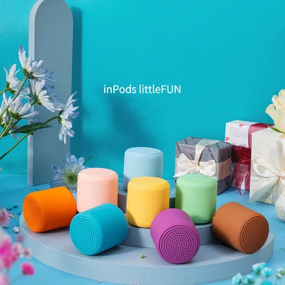 

Original Macaron inPods Little Fun Mini Portable Speaker Stereo Sound System Wireless Speaker, Red,pink,blue,green,silver,black,gold,yellow and so on