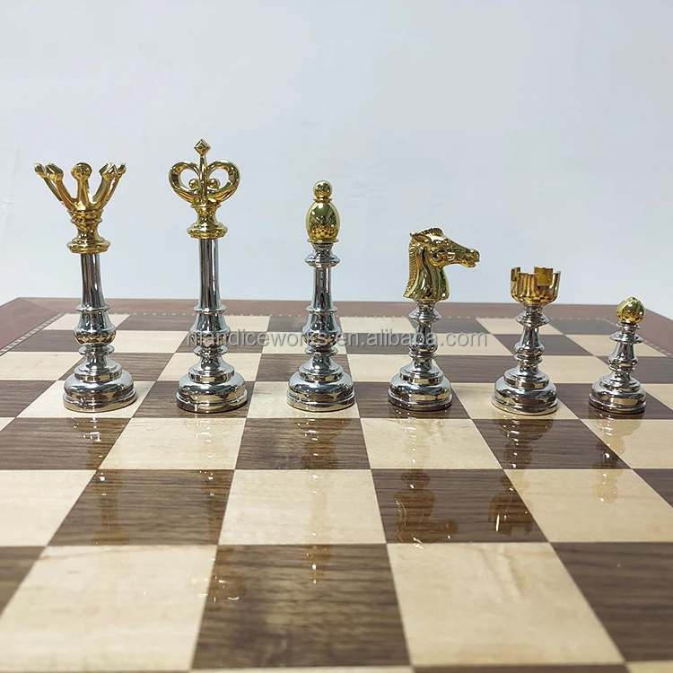 

chess games chess set luxury metal handmade metal chess set