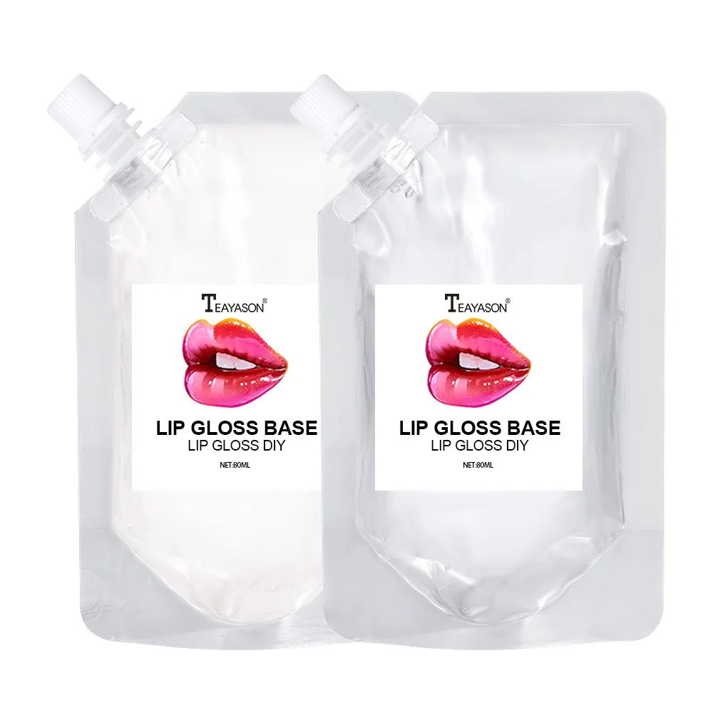 

Wholesale DIY Vegan Glitter Lipgloss Vendor Clear Liquid Gel Versagel Lip Gloss Base