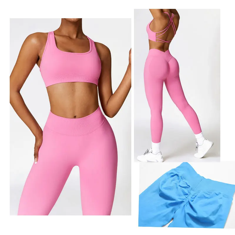 

OEM Seamless Workout Leggings Women High Waist Scrunch Butt Lifting Tummy Control Yoga Gym