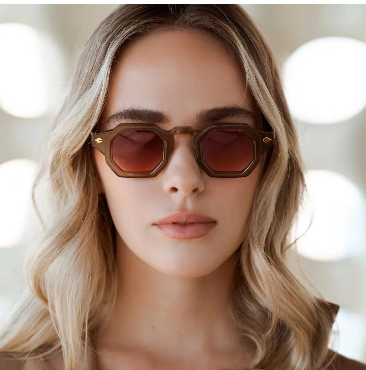 

2342 Geometric Small Frame Trendy Luxury Brand Eyewear Shades De Sol Oculos Men Vintage sunglasses women uv400