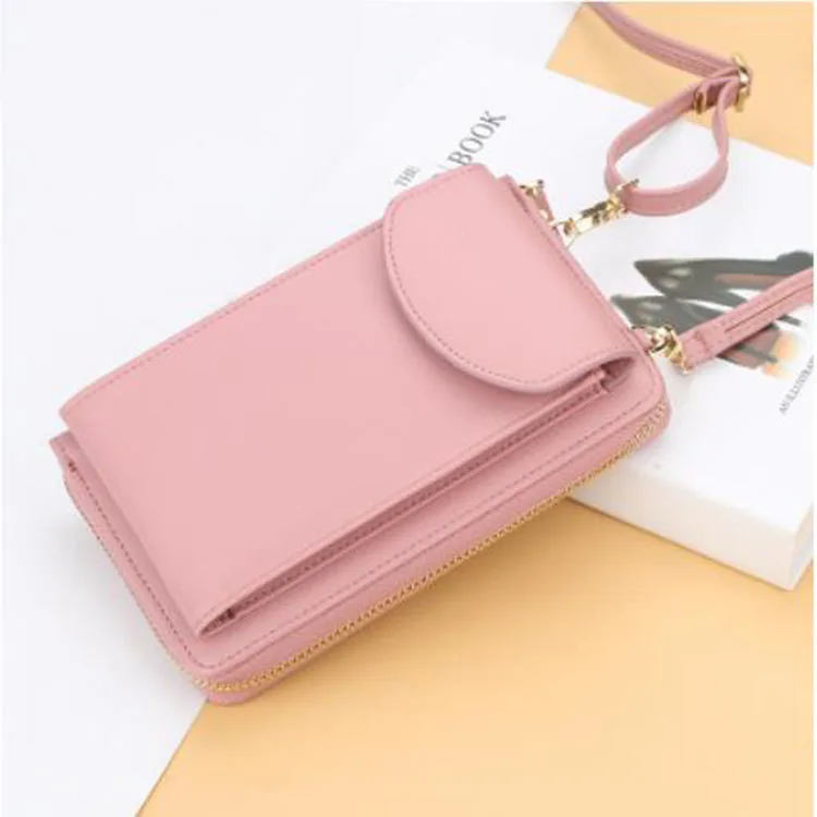 

Fashion wholesale crossbody bag multi-function phone bag zero bags women lady, Black/darkpink/jujubered/lightblue/pink/navyblue