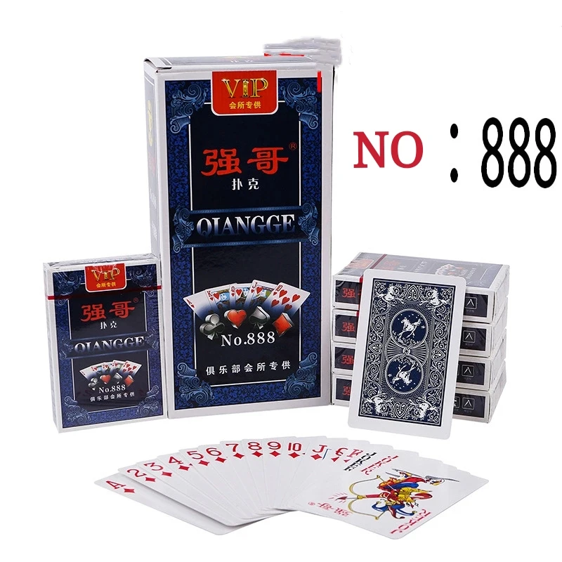 

Playing Cards 100% All Plastic Poker Waterproof Pokers Red and Black Color Casino Cards, As show