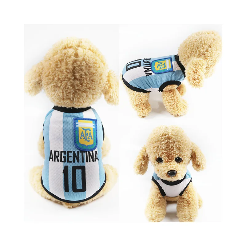 

Large and small dogs summer vest T-shirt sport jersey basketball football pet clothes
