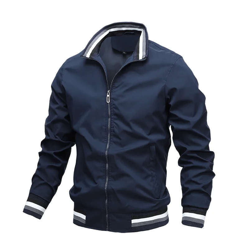 

Men's casual outdoor sports wear Pilot Coats Plus Size Outerwear stand collar bomber jackets men jacket