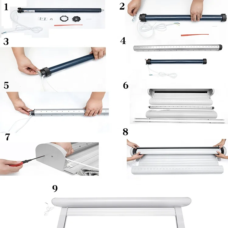 
China Manufacturer 45Mm Tubular Motor Ac Motor For Roller Shutter And Awning Motor 