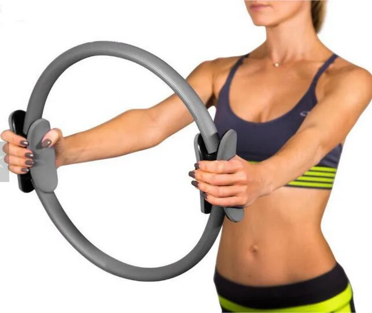 

Huanwei Quality Yoga Pilates Ring Magic Wrap Slimming Body Building Training Yoga Circle 8 Colors