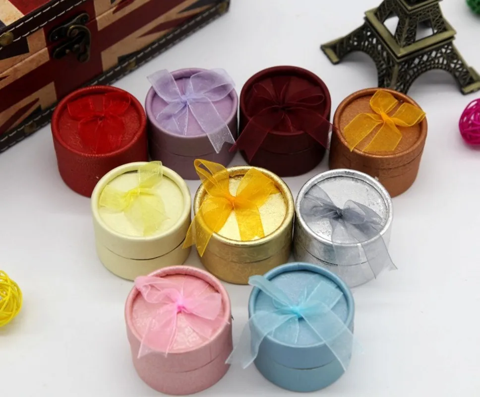

Jewelry box small round box necklace box manufacturer custom wholesale logo