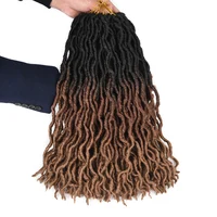 

Colored Ombre color Goddess Long Crochet Hair Braids Dreadlock Faux Locs Braid Synthetic Hair Extensions