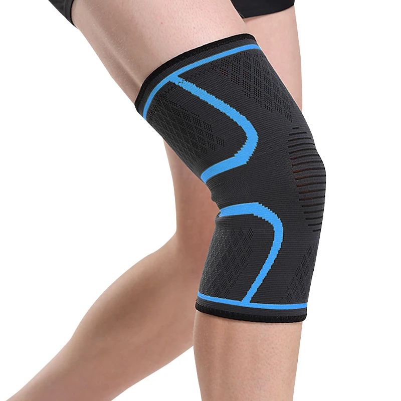 

LOKI Customized Breathable Elastic Nylon Sport knee compression sleeves, Seven colors to choose