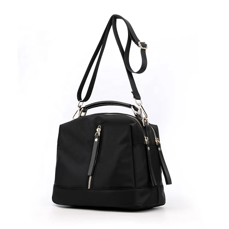 

New Arrivals Stable Quality Urban Vegan Distinctive Nylon Dating Girls Crossbody Bag Single Shoulder Bag Foldable Bag for Women, Black, purple, pink, navy blue