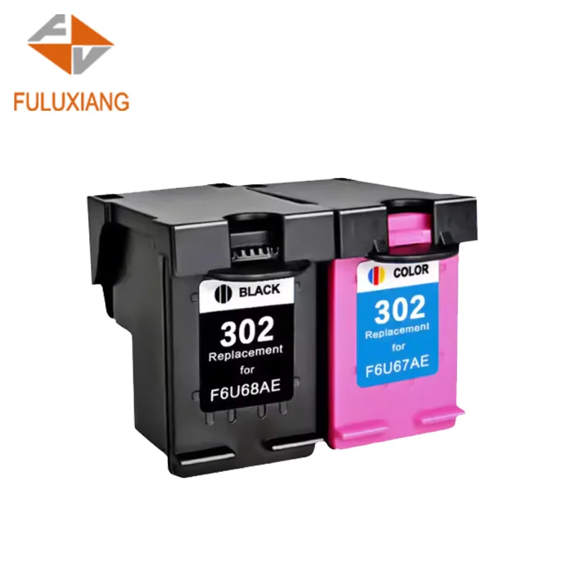 FULUXIANG Compatible 302XL 302 XL Color Inkjet Ink Cartridge for HP DeskJet 1110 2130 3830 4650 4520 Printer