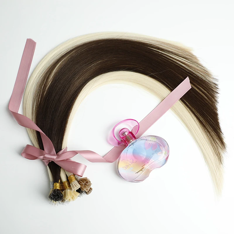 
NO TANGLING NO SHEDDING fan y tip extension human hair, top selling hair products in alibaba usa 