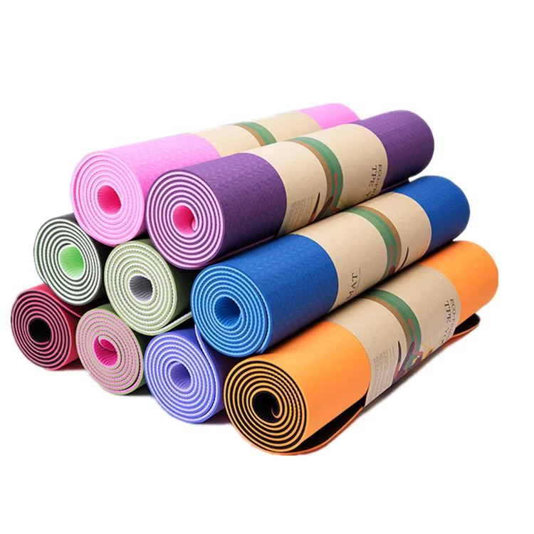 

Eco friendly TPE yoga mat with low price, Customized