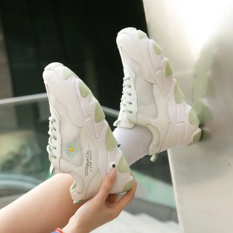 

New Arrival Women Breathable Lightweight Fashion Casual Sneakers Ladies Sports Shoes, Optional