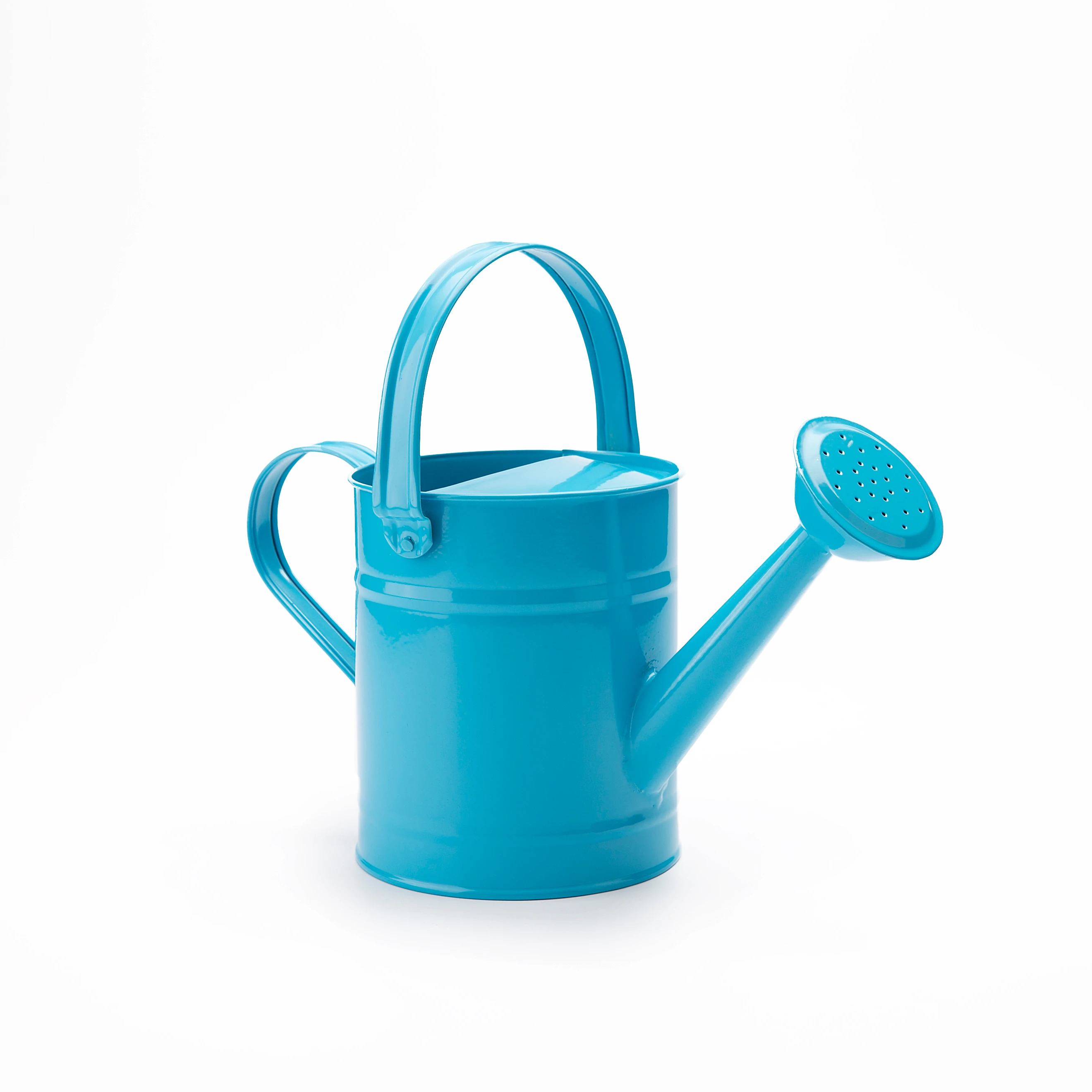 

Factory New Design High Capacity Galvanized Metal Garden Planter Watering Can, Blue