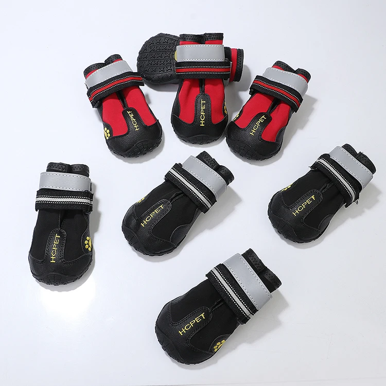 

Custom Wholesale Cute Dog Shoes & Winter Boots, Red