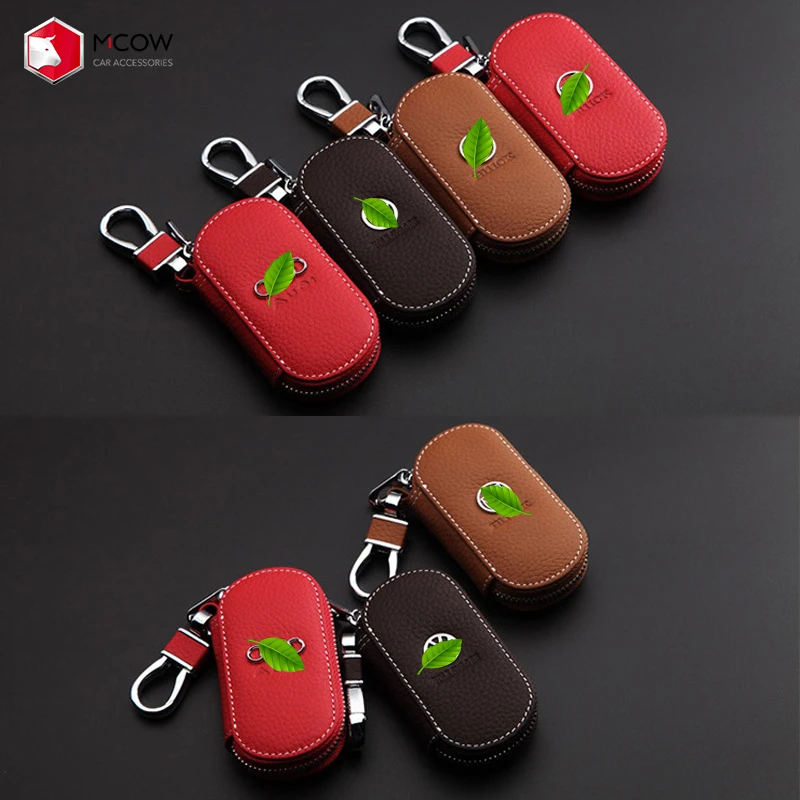 

Mcow 2021 Fashion Pouch Wallet Vintage Genuine Leather Mens Key Wallets With Zipper