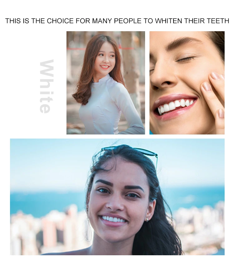 Custom Logo FDA CE Approved Tooth Bleaching Kit LED Light Teeth Whitening Home Kit