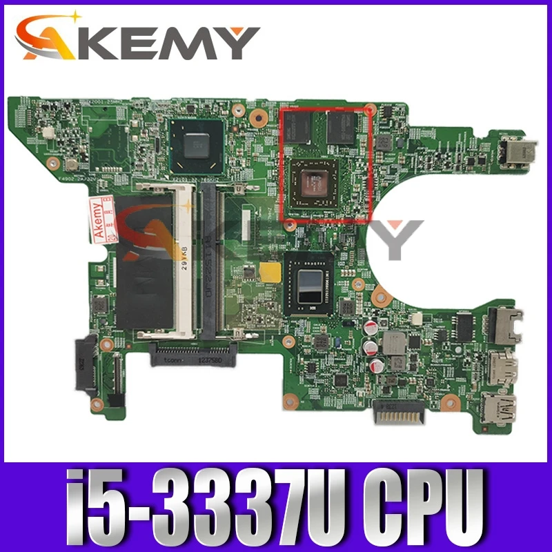 

Original Laptop motherboard For DELL 5423 i5-3337U Mainboard CN-0K76FX 0K76FX 11289-1 SR0XL 216-0833018 1GB DDR3