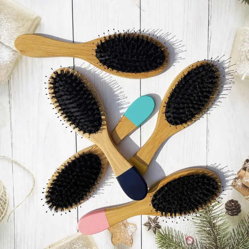 

Professional For Art Brushes Profession Bristl Bristles Soft Of Nylon Bristle Adds Boar Hairbrush And Comb Packaging Hair Brush