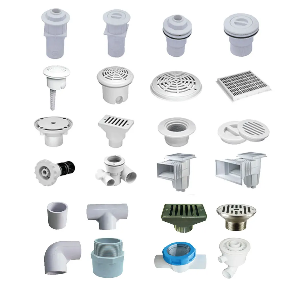 Pikes White Swimming Pool Wall Fittings Pool Accessories ABS+UV Check Valve/Wall Inlet/Skimmer/Non Return Valve