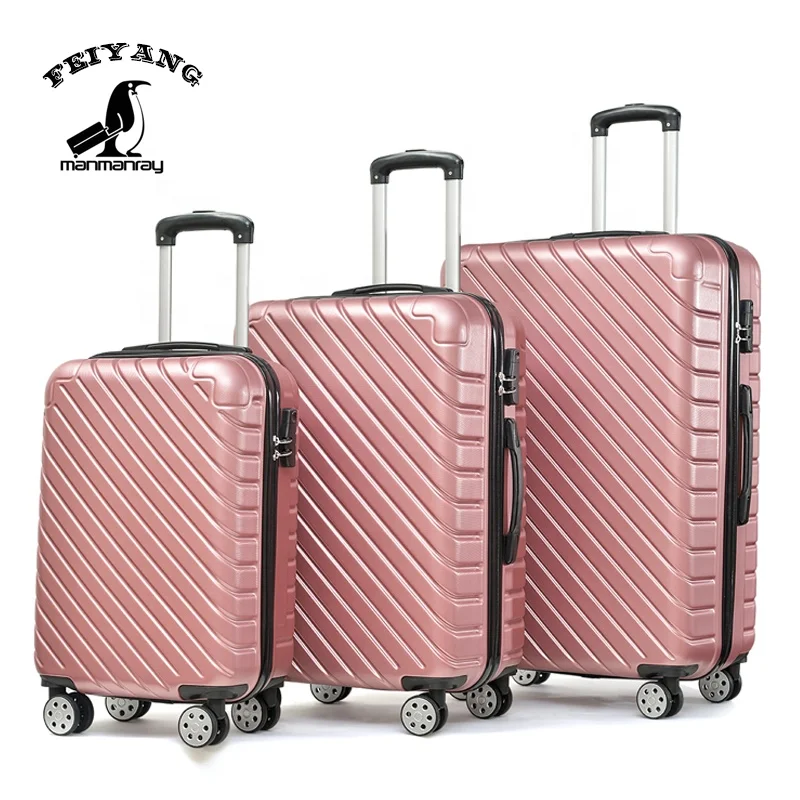 

Hot Selling Carry On Travel Luggage Cabin Trolley Suitcase Hard Case ABS Luggage Set, Customized color