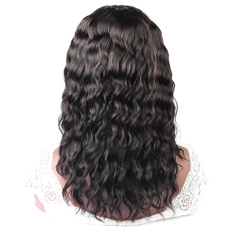 

Free Shipping Yalaiyue Water Wave 4*4 Hand-Woven Lace Front Wig 20 Inch High Quality Natural Braided Wigs