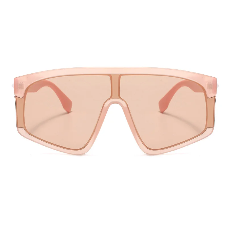 

20332 New Fashion Sun glasses Big Shades Trend Eyeglasses Oversized Women Falt Top sunglasses For Girl