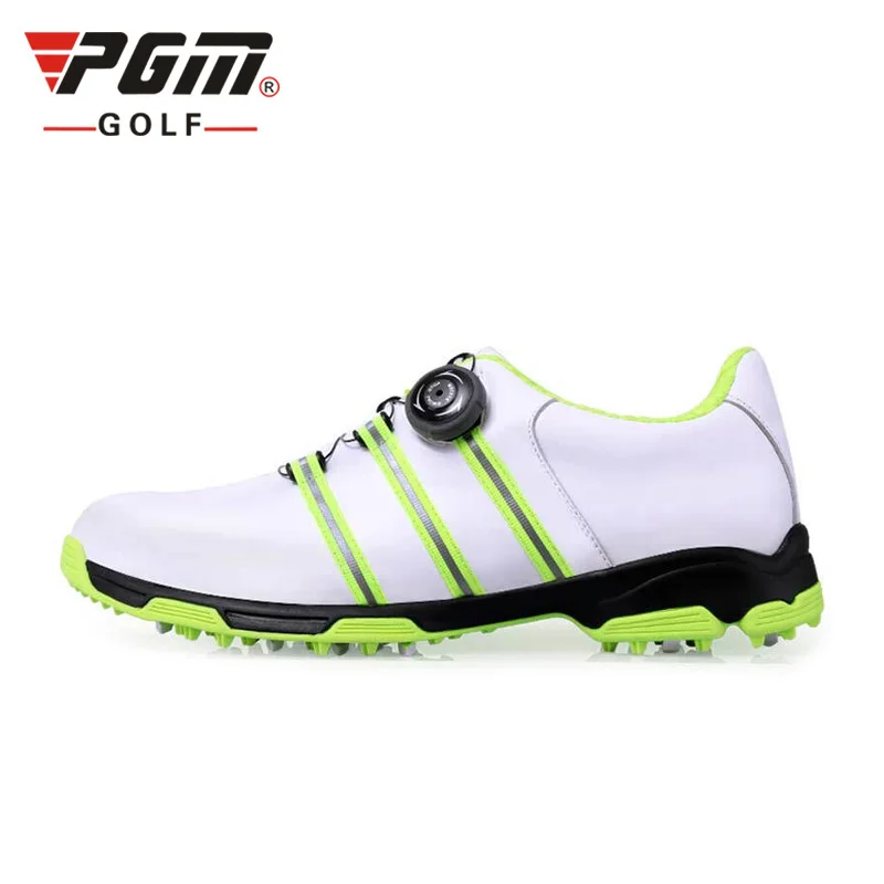 

PGM Patent Anti-Slip Leather Waterproof Quick Lacing Men Golf Shoes