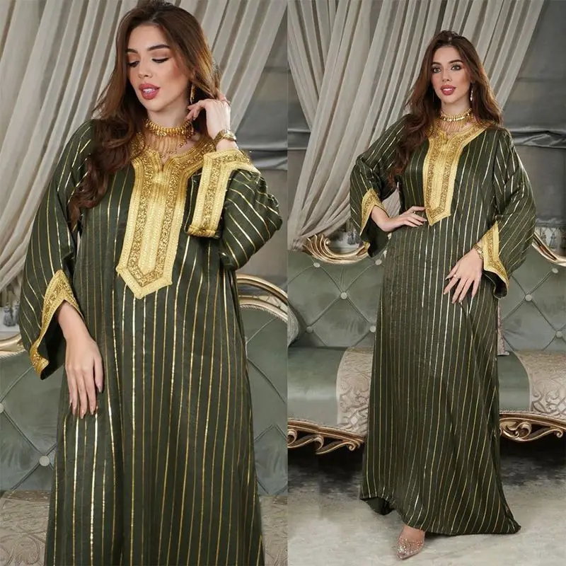

2022 wholesale woven rayon ankle-length women islamic clothing abaya muslim STAB169