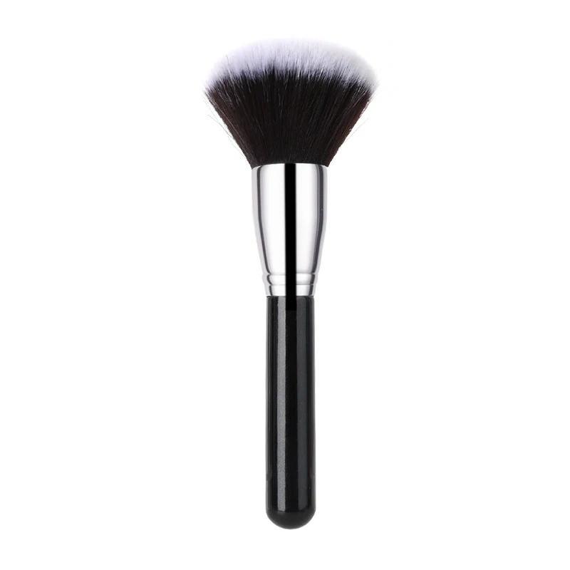 

FEIYAN Factory High Quality Powder Makeup Brush Vegan Synthetic Hair Black Custom Logo Large Single Makeup Loose Powder Brush, Picture