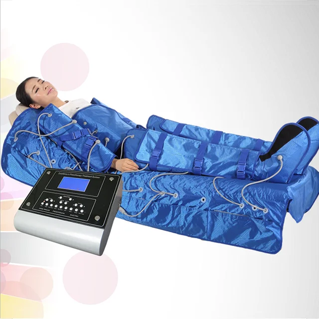 

New Technology Compression Therapy Machine Lymphatic Drainage Pressotherapy Suit Pressotherapy 3 In 1 Beauty Instrument, Blue,grey,orange,purple