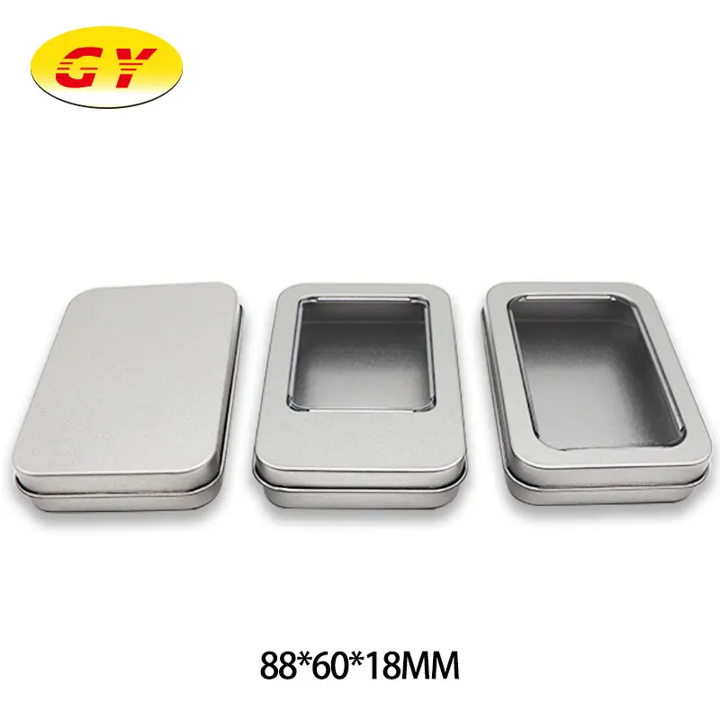 

Wholesale Small Metal Rectangle Tin Box metal tin can tin gift box