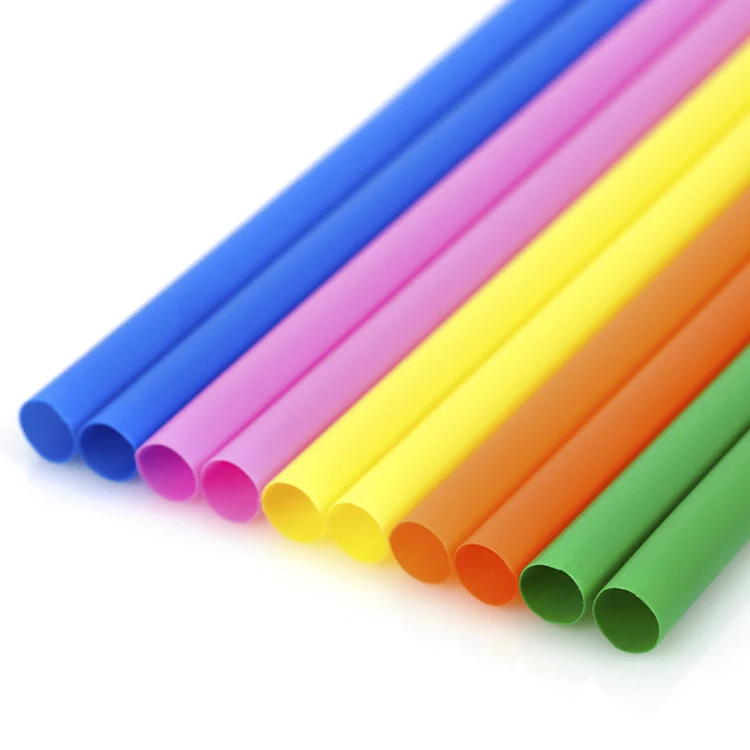 
colored PLA biodegradable drinking kids plastic straw 