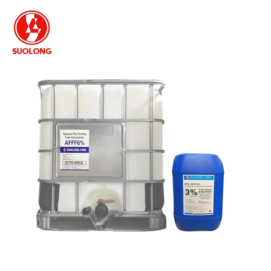 
high quality AFFF6% fire fighting foam concentrate 