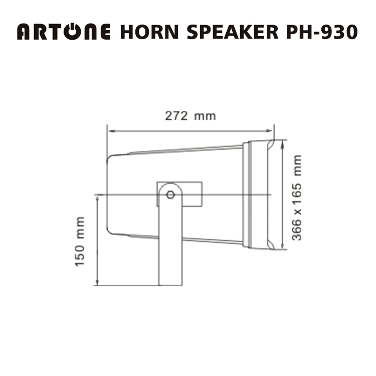 PH-930 Outdoor waterproof 30W music horn speaker for school broadcast - ANKUX.COM