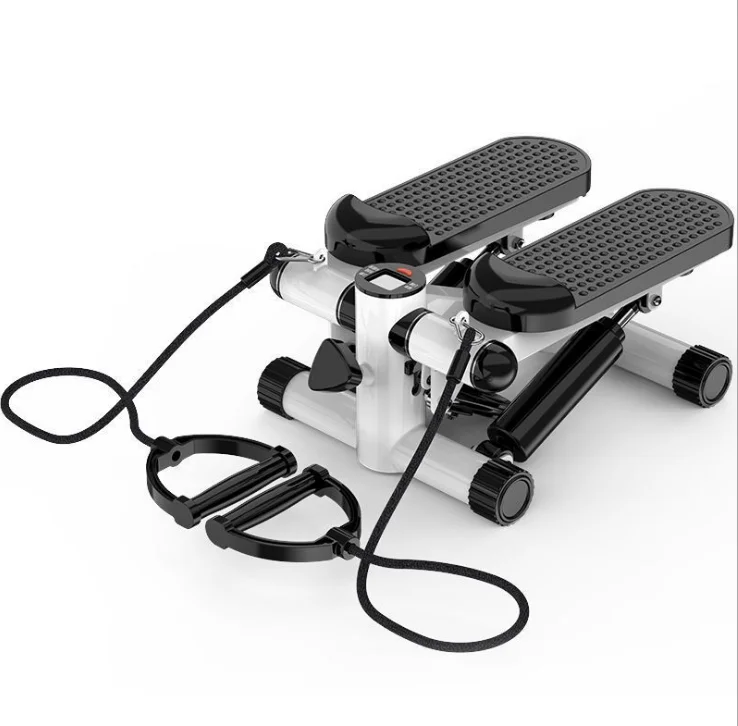 

Fitness Mini Stepper with Resistance Bands Aerobic Trainer Twist Stair Stepper with LCD counter